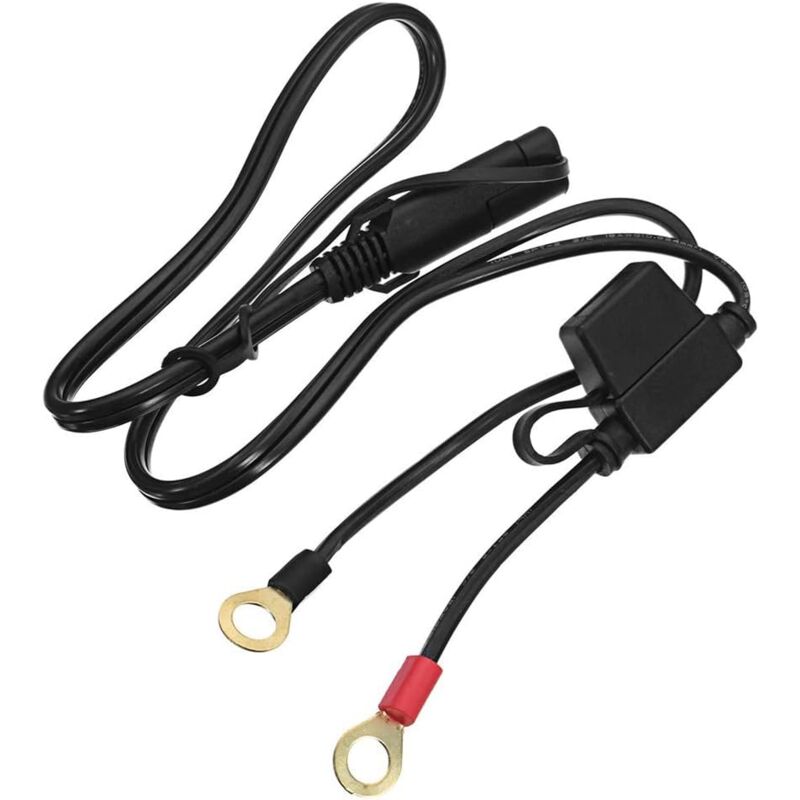 foto del prodotto sae 12v, terminale sae a o ring, cablaggio caricabatteria per moto, terminale a cavo di scollegamento rapido sae, connettore di uscita batteria per