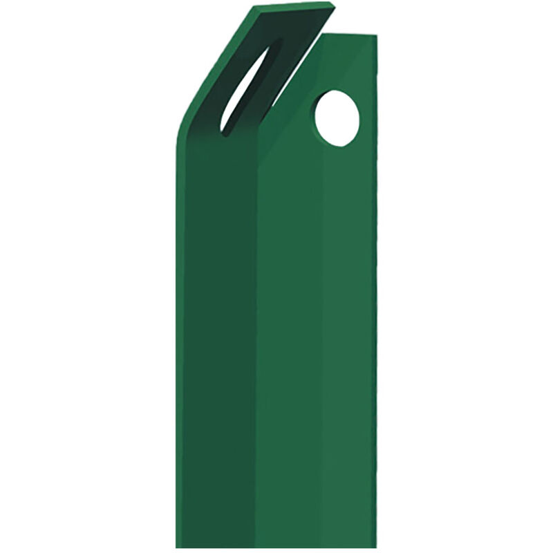 foto del prodotto saetta di tensione per recinzione in acciaio con fori per fissaggio rete metallica elettrosaldata 120 cm plastificata verde