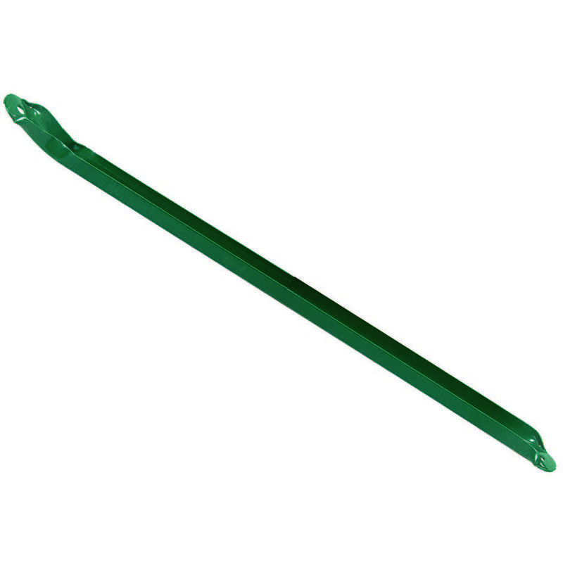 foto del prodotto saette a u in ferro plastificato per pali da recinzione cm.120h. sezione mm.25x12