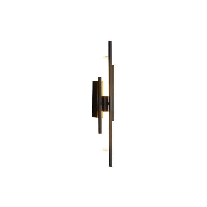 foto del prodotto safara elegante lampada da parete moderna a led, nera, 60 cm