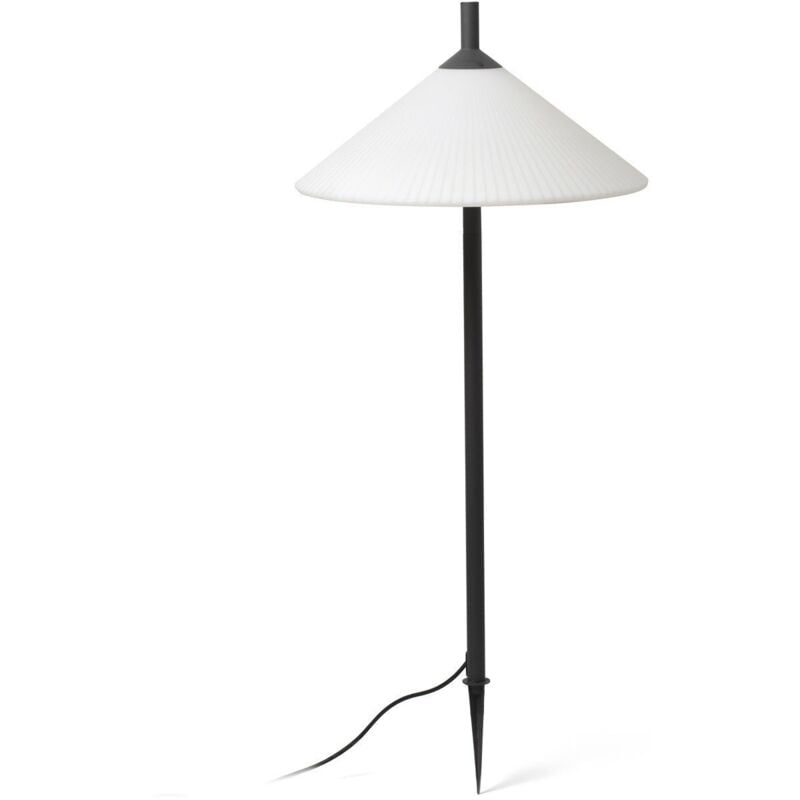 foto del prodotto saigon lampada da palo grigio bianco mate 1m r55