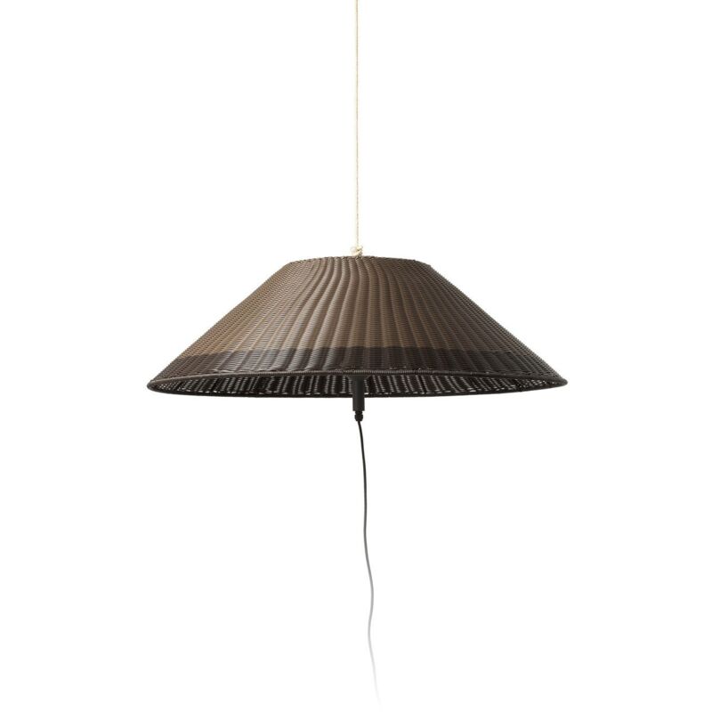 foto del prodotto saigon lampada portatile y colgante grigio marr n w100