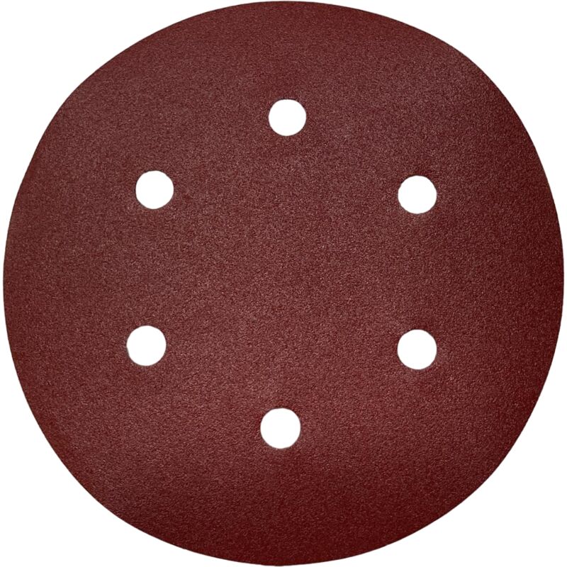 foto del prodotto sait ac d vel aw d disco autoaggrappante di carta abrasiva 150 mm p100 6 fori