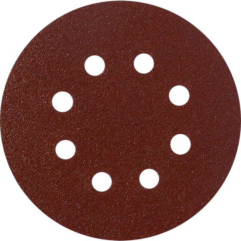foto del prodotto sait ac d vel aw d disco con velcro abrasivo 8 fori diametro 127 mm 50 pezzi grana 60