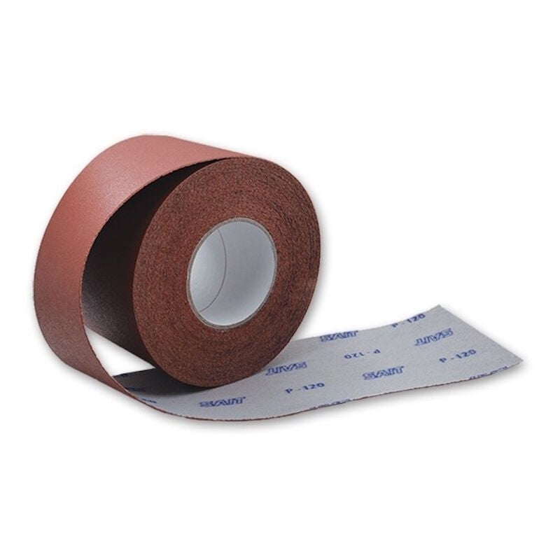 foto del prodotto sait ac ri vel aw d rotolo industriale autoaggrappante di carta abrasiva 115x25m grana 80