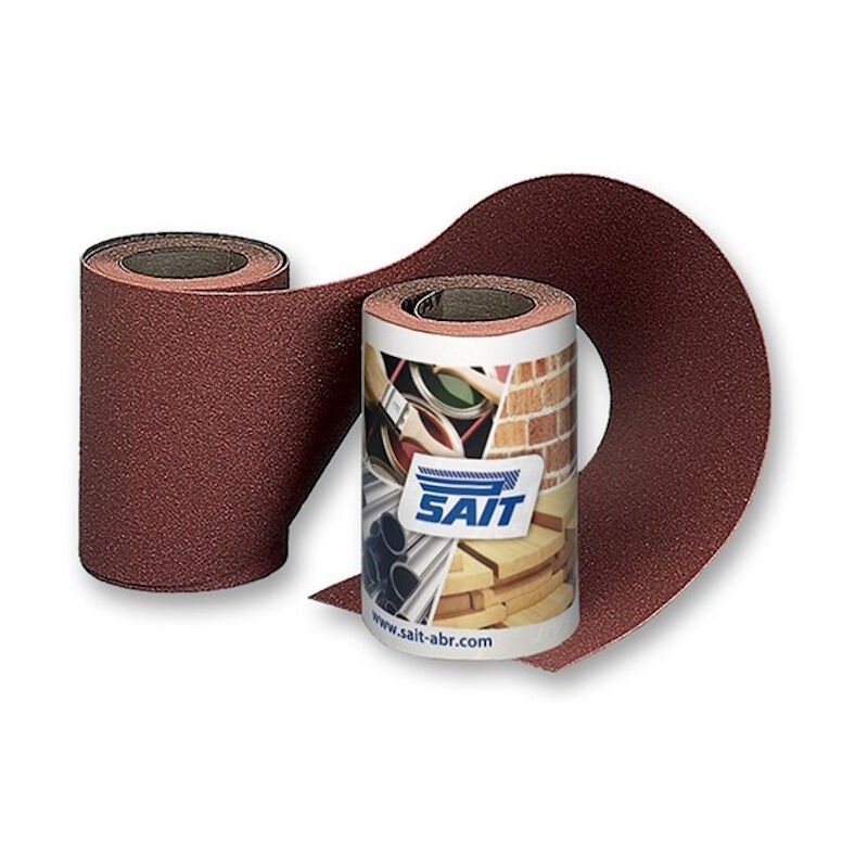 foto del prodotto sait ac rm aw d minirotolo di carta abrasiva 115 x 5 m grana 220