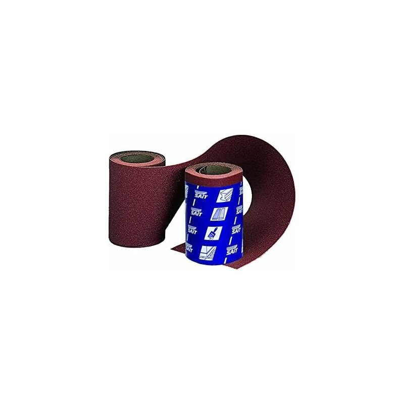 foto del prodotto sait ac rm aw d minirotolo di carta abrasiva 115 x 5 m grana 80
