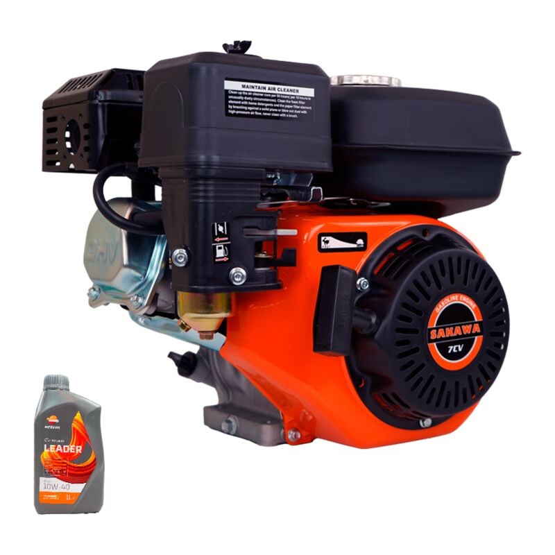 foto del prodotto sakawa motore 4 volte 208cc 7cv 19 mm olio