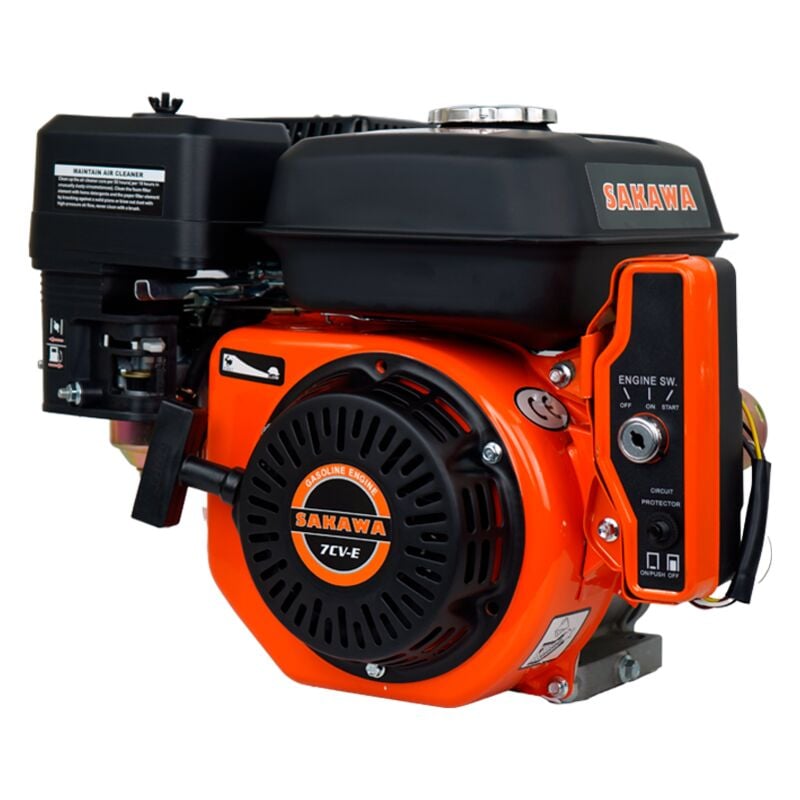 foto del prodotto sakawa motore avviamento elettrico a 4 tempi 7cv 19 mm olio