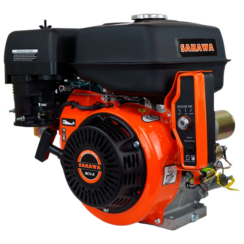 foto del prodotto sakawa motore benzina 4 tempi 270cc 9cv avviamento elettrico