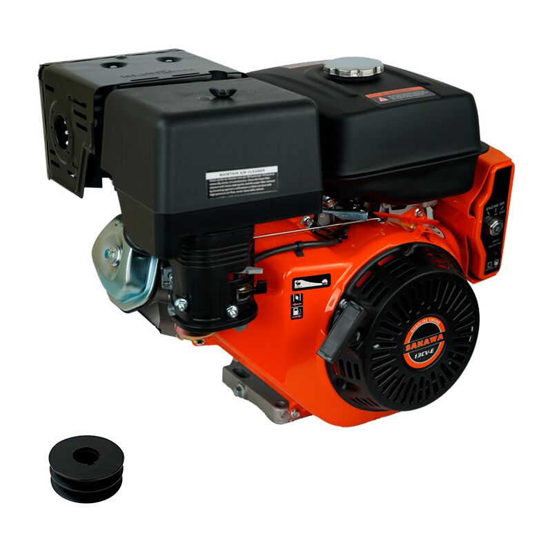 foto del prodotto sakawa motore benzina 4 tempi 390cc 13cv avviamento elettrico puleggia motore 25mm f