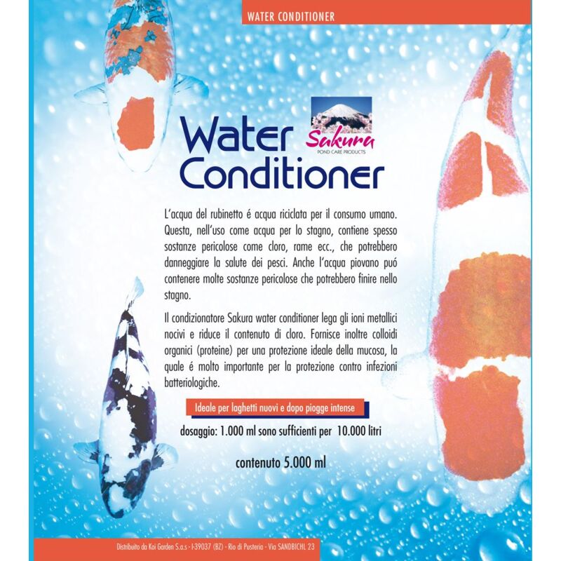 foto del prodotto sakura water conditioner 5000 ml fondamentale dopo piogge intense e laghetti nuovi