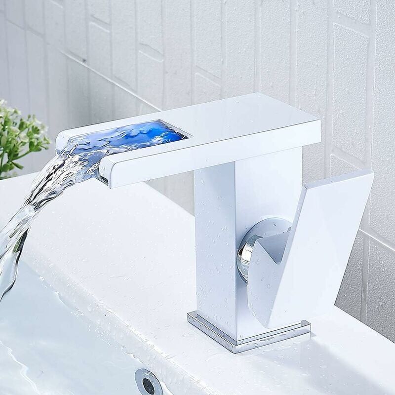foto del prodotto sala da bagno led a cascata, bianca