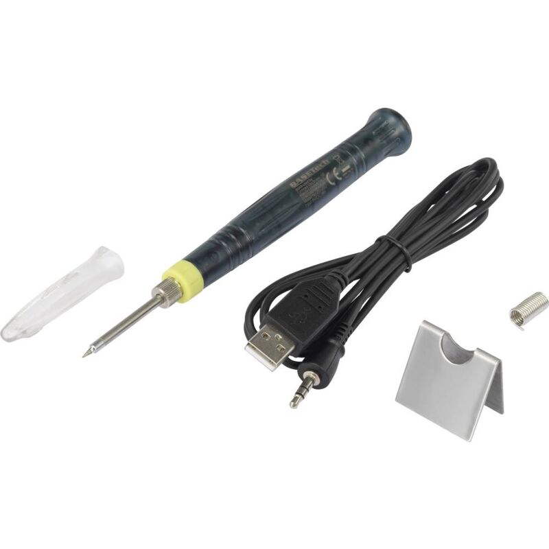 foto del prodotto saldatore 5 v 8 w punta di saldatura 400 c max basetech