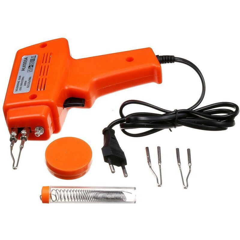 foto del prodotto saldatore istantaneo a stagno elettrico 100w accessori hlk003a