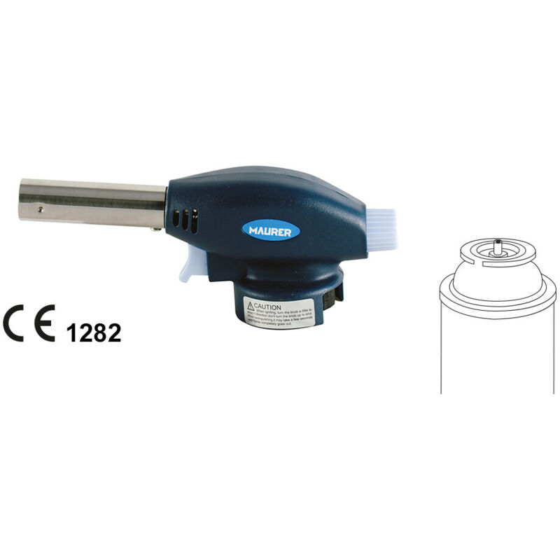 foto del prodotto saldatore mini cannello bruciatore x cartuccia gas 230gr 390ml accensione piezo