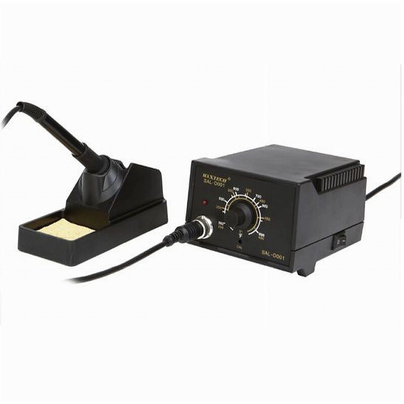 foto del prodotto saldatore stazione saldante stagno 60w 220v regolazione manuale sal d001 maxtech