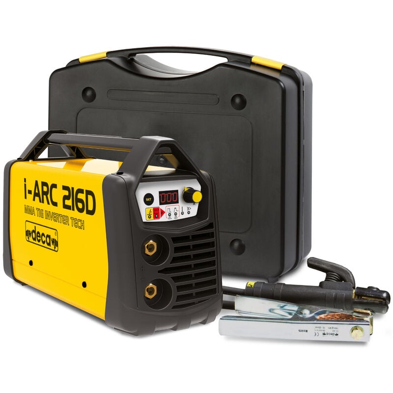 foto del prodotto saldatrice a elettrodo tig lift hot start regolabile 160a i arc 216d deca