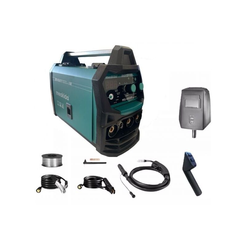 foto del prodotto saldatrice a filo continuo no gas 400a mig mma elettrodo bobina md 76005