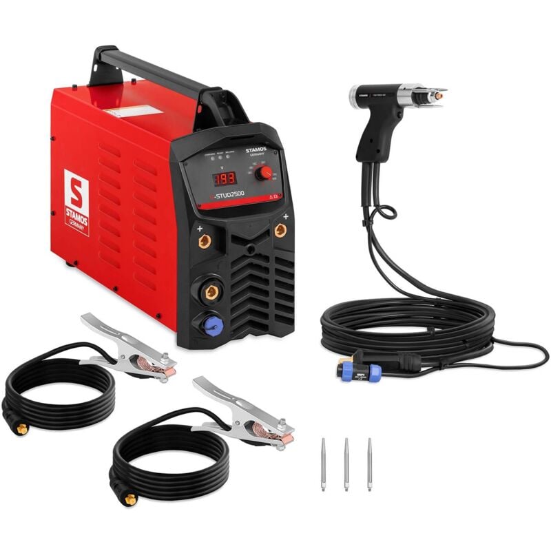 foto del prodotto saldatrice bulloni 2500 j perni punte filettature bulloni e m3 m10 display led