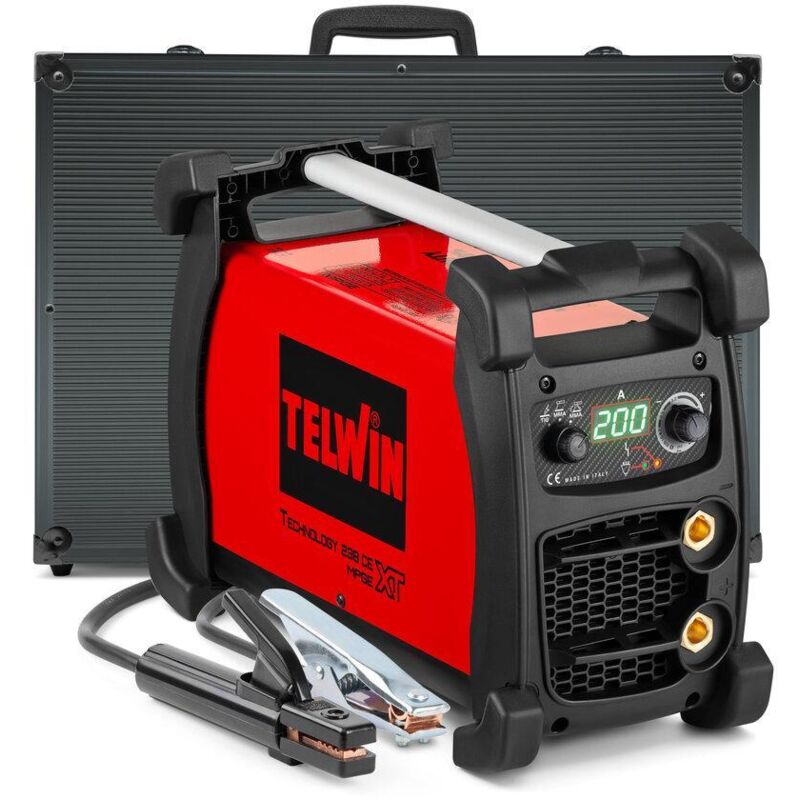 foto del prodotto saldatrice inverter ad elettrodo telwin technology 238 xt 10kw max 39a 816258