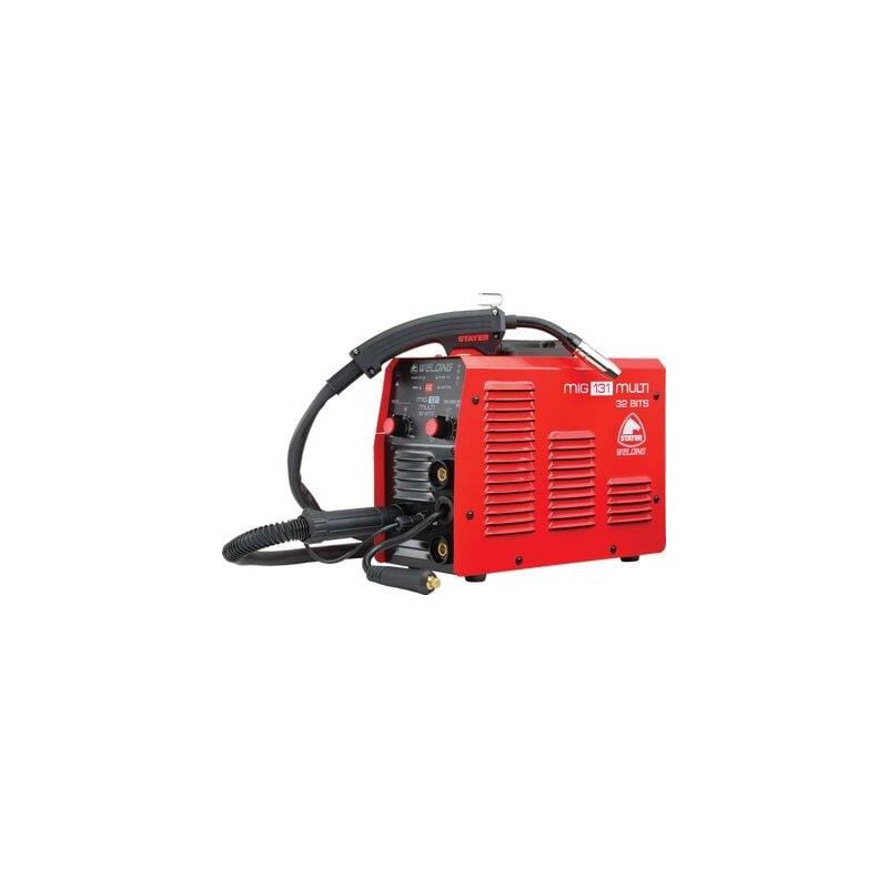 foto del prodotto saldatrice inverter mig 131 multi stayer volt 230 a 20 120 accessoriata