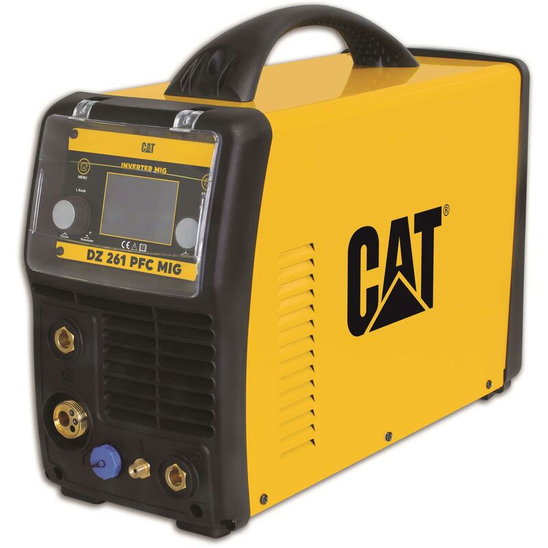 foto del prodotto saldatrice inverter mig tig mma 200a caterpillar dz261pfcmig