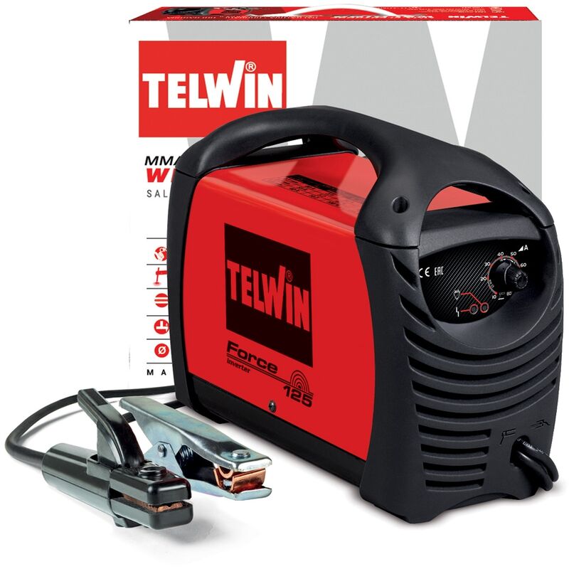 foto del prodotto saldatrice inverter telwin force 125 815872 rosso