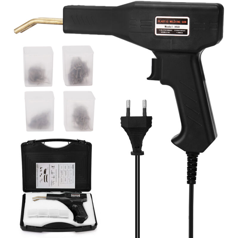foto del prodotto saldatrice per plastica kit di riparazione paraurti auto con 400 chiodi per saldatura 50 w 220 v saldatrice per plastica saldatrice per