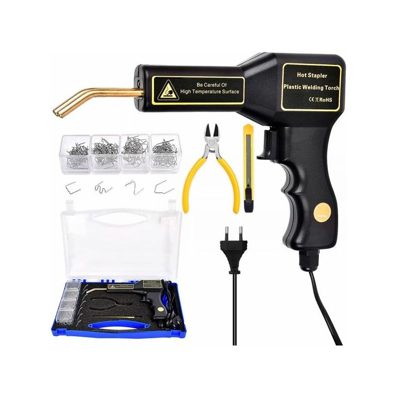 foto del prodotto saldatrice plastica 220v 50w kit riparazione saldatore saldatura con graffette n