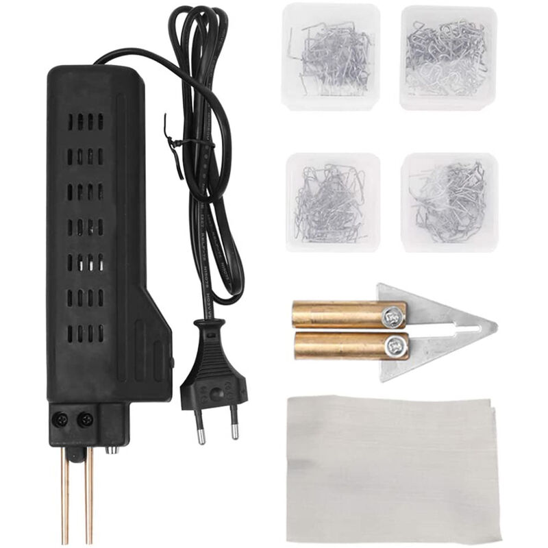 foto del prodotto saldatrice plastica 55w kit riparazione paraurti auto graffette s16 s18 s26 s28