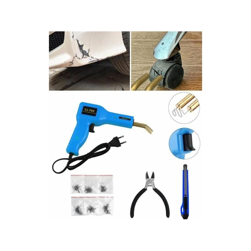 foto del prodotto saldatrice plastica 70w saldatore per riparazione con graffette 220v cj 702