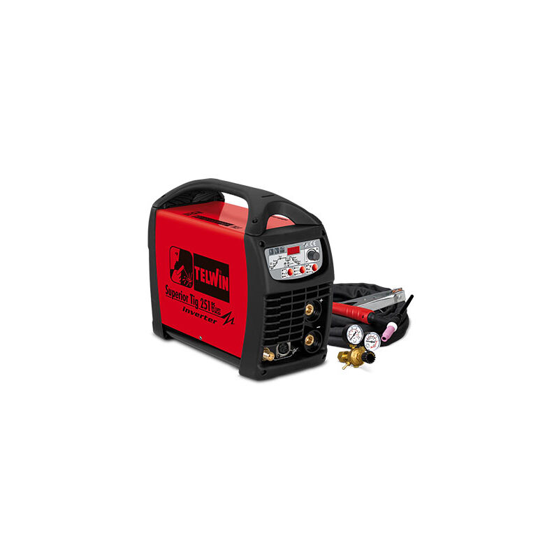 foto del prodotto saldatrice superior tig 251 dc hf lift vrd 400v acc cod. 816116 telwin