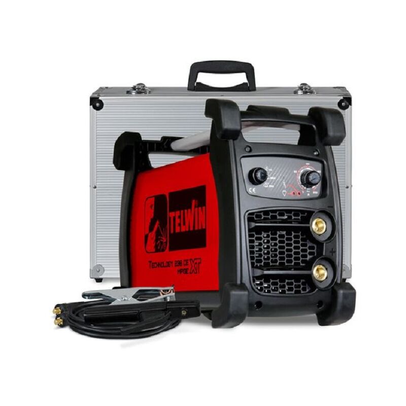 foto del prodotto saldatrice technology 238 xt ce mpge valigia alluminio telwin 816252 cellulosic e alluminium