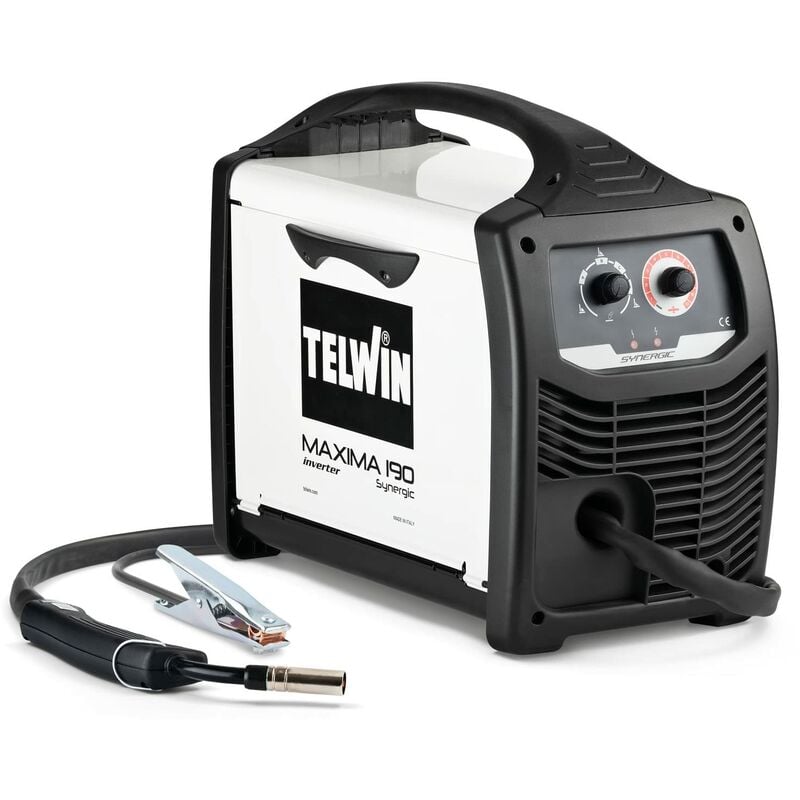 foto del prodotto saldatrice telwin maxima 190 synergic inverter mig mag gas