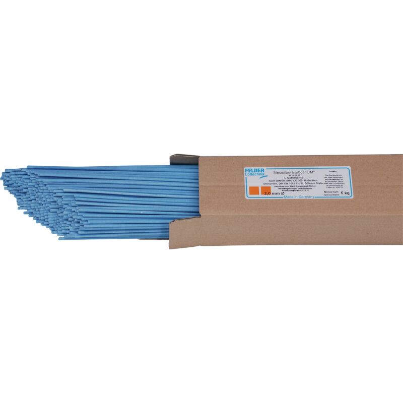 foto del prodotto saldatura dura al nichel argento um d2xl500mm l-cu ni zn 42 5 pezzi felder