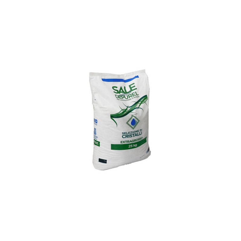foto del prodotto sale addolcitori depurel in cristalli 25 kg per una migliore qualit dell acqua.