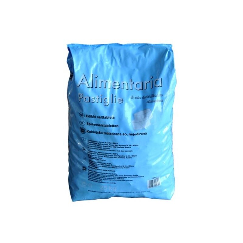 foto del prodotto sale in pastiglie per addolcitore 25kg