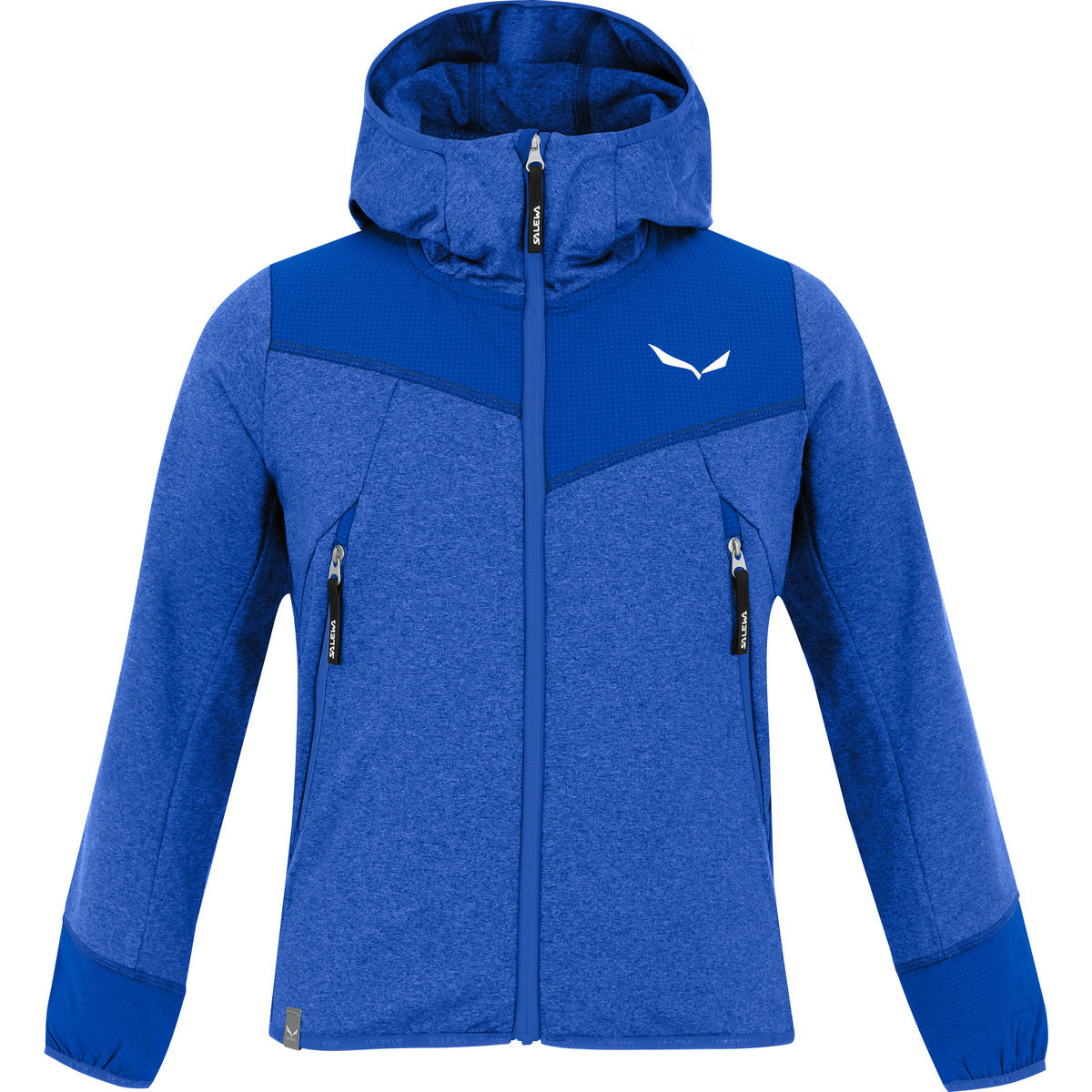 foto del prodotto salewa bambino giacca felpata con cappuccio agner melange pl full zip