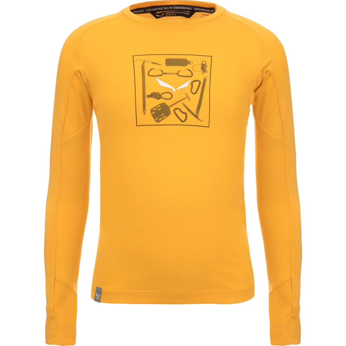 foto del prodotto salewa bambino maglia a manica lunga pure graphic dry