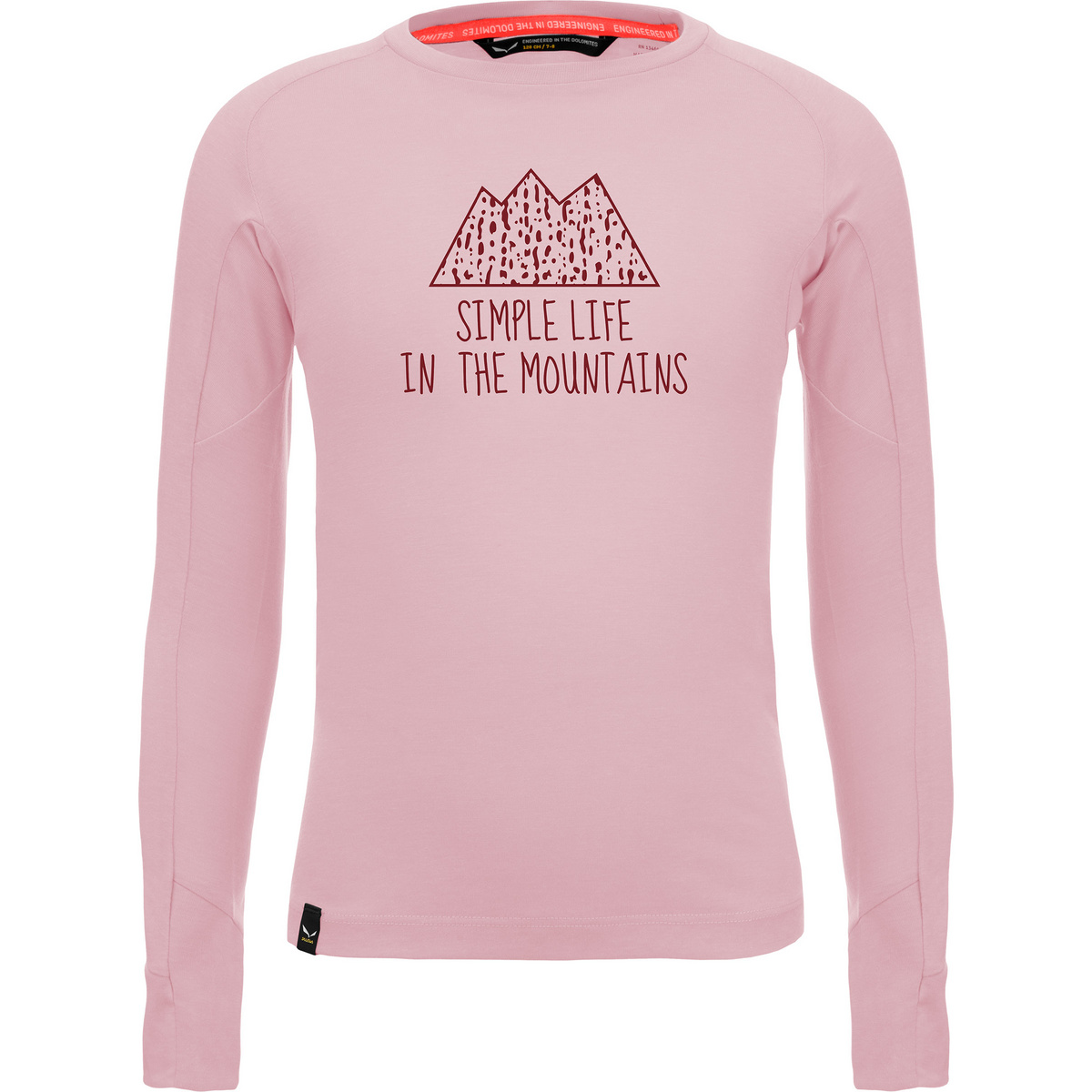 foto del prodotto salewa bambino maglia a manica lunga pure graphic dry