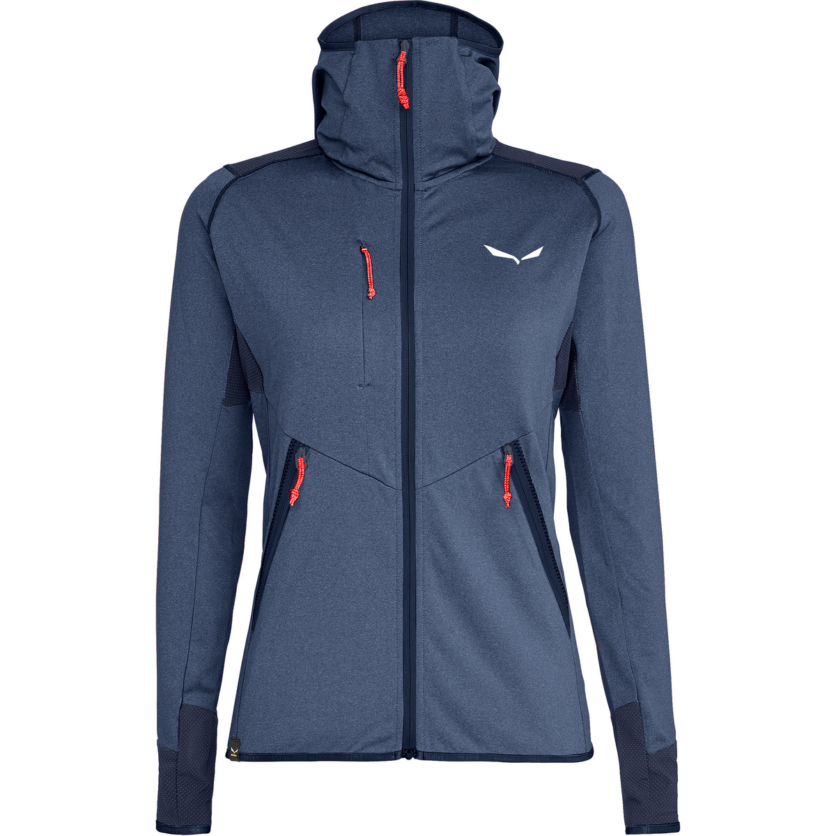 foto del prodotto salewa donna felpa con cappuccio agner hybrid pl dst full zip