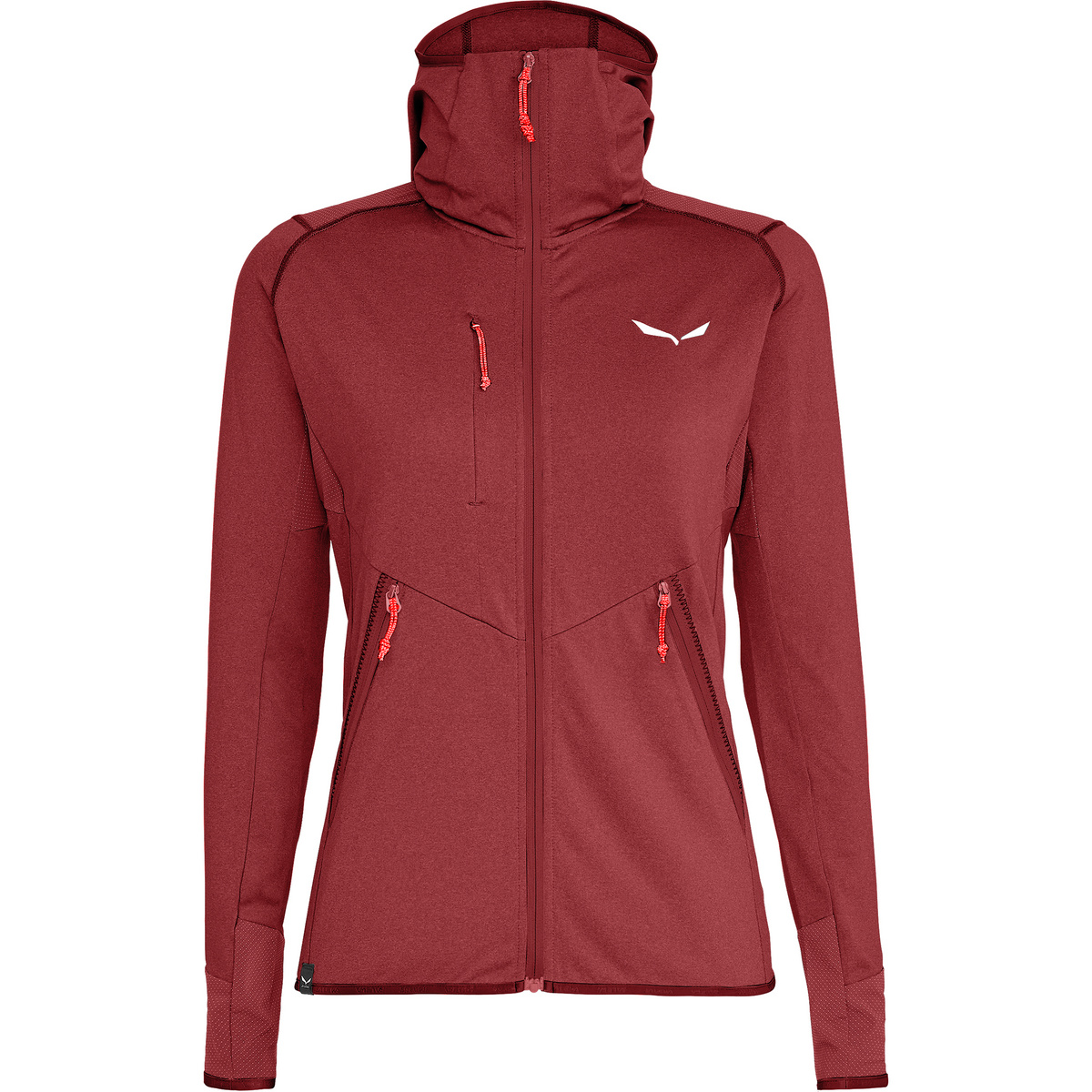foto del prodotto salewa donna felpa con cappuccio agner hybrid pl dst full zip