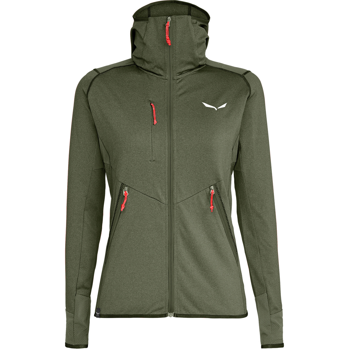 foto del prodotto salewa donna felpa con cappuccio agner hybrid pl dst full zip