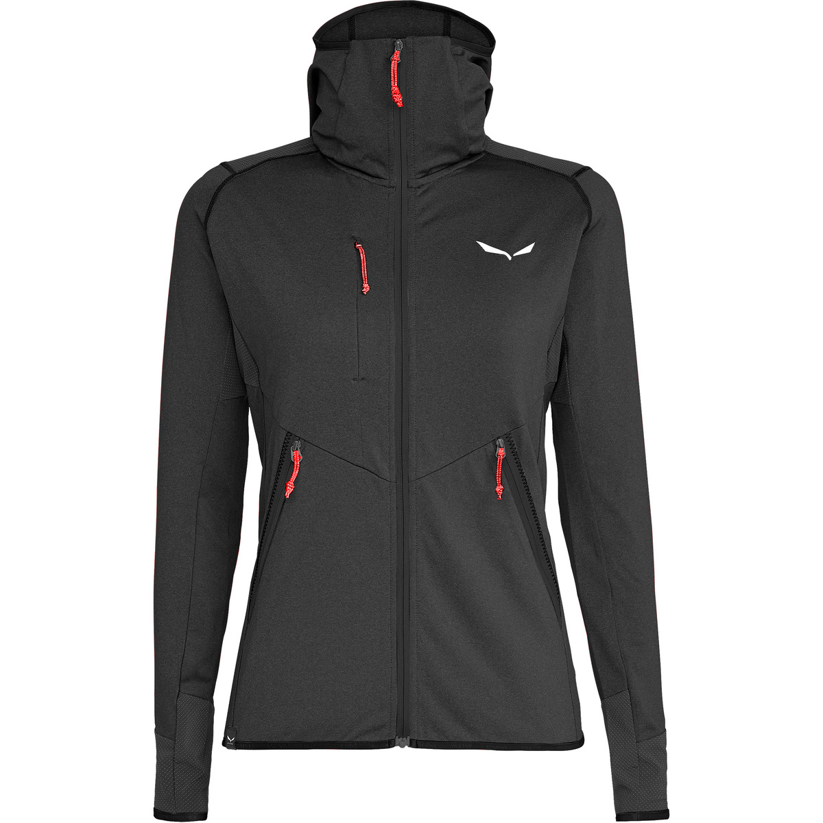 foto del prodotto salewa donna felpa con cappuccio agner hybrid pl dst full zip