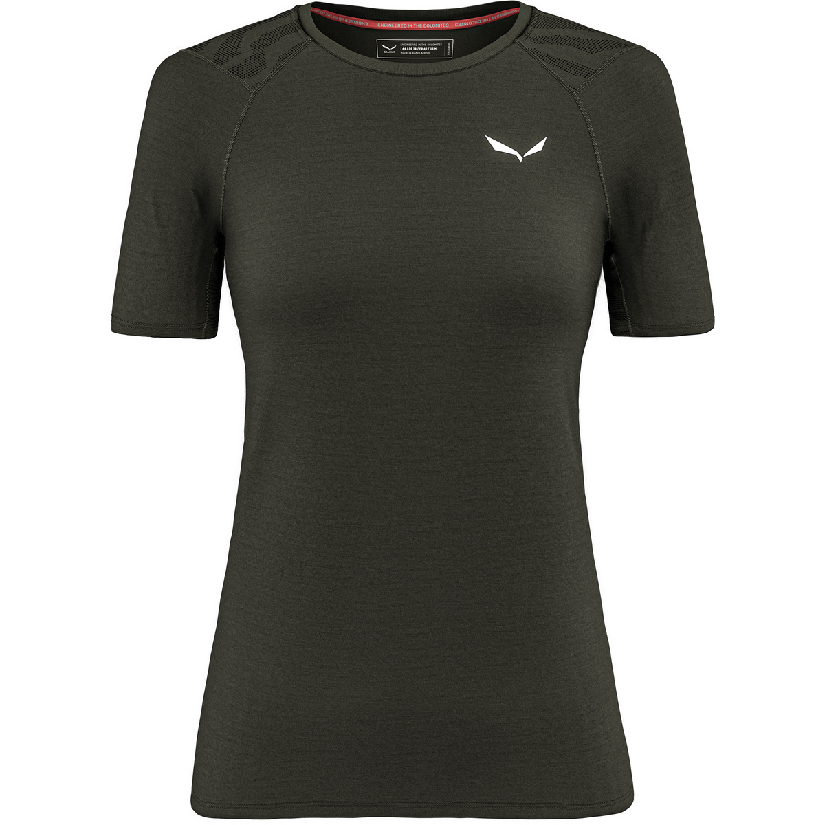 foto del prodotto salewa donna maglia a manica corta cristallo warm amr