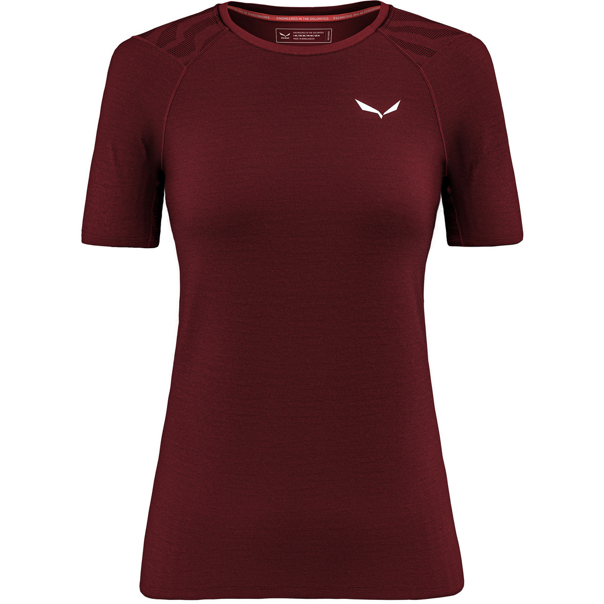 foto del prodotto salewa donna maglia a manica corta cristallo warm amr