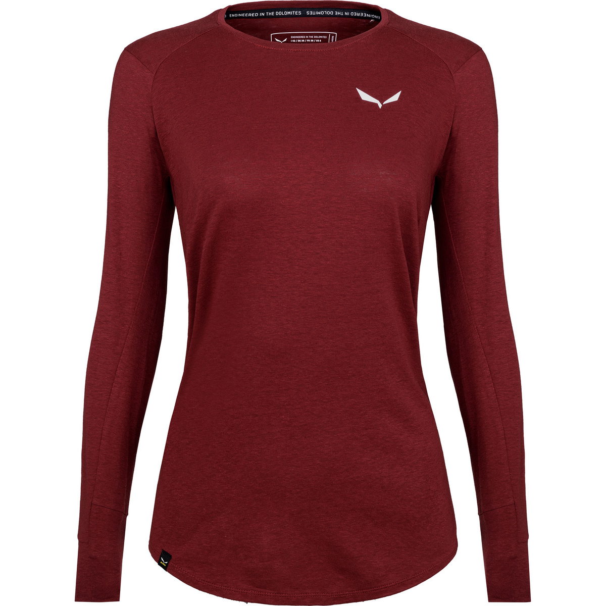 foto del prodotto salewa donna maglia a manica lunga lavaredo hemp
