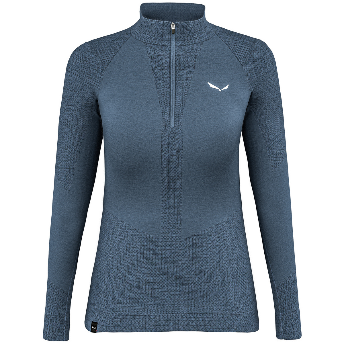 foto del prodotto salewa donna maglia con zip zebru responsive