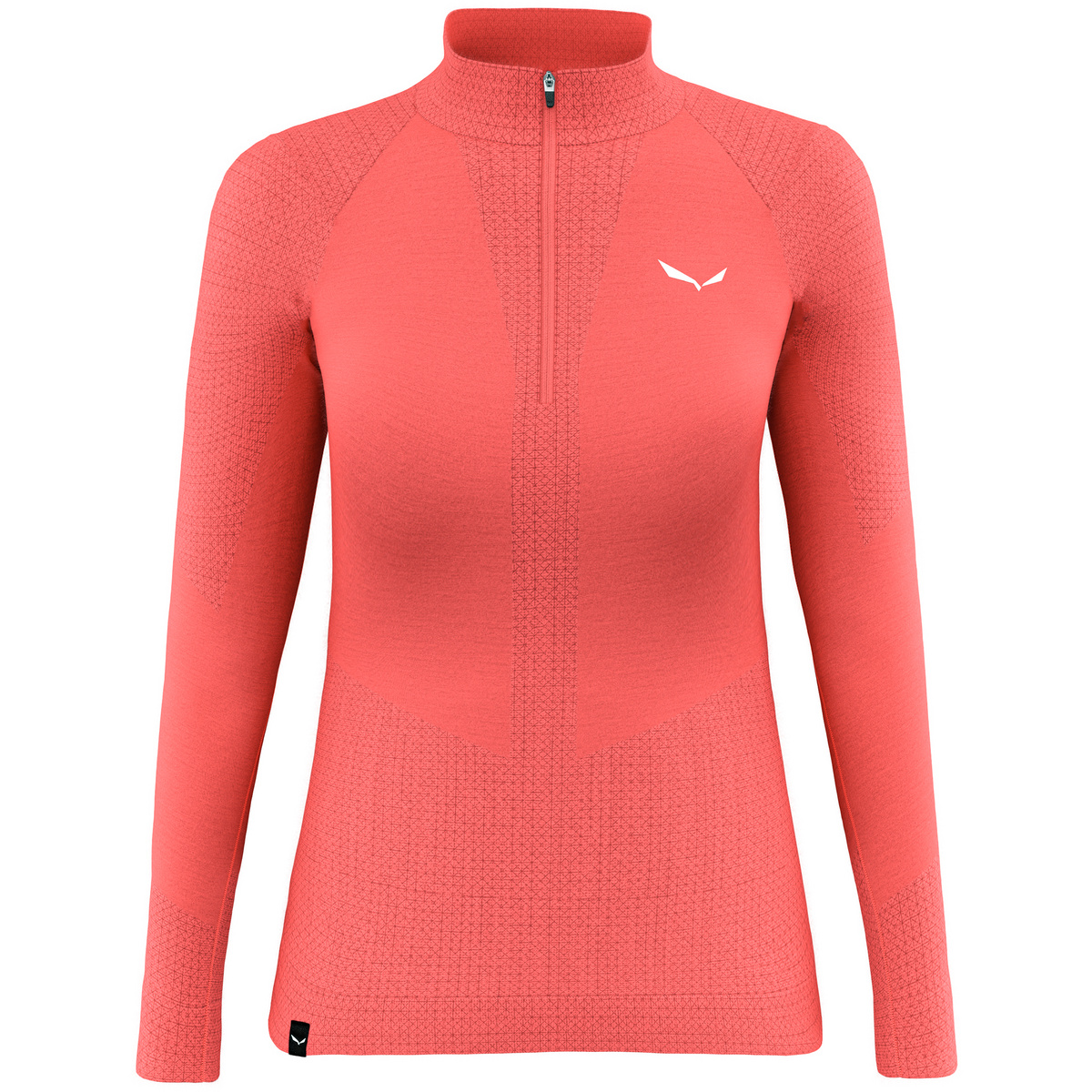 foto del prodotto salewa donna maglia con zip zebru responsive